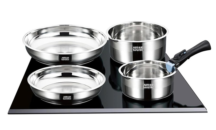 Image 2: Batterie de cuisine 10 pièces Arthur Martin en inox