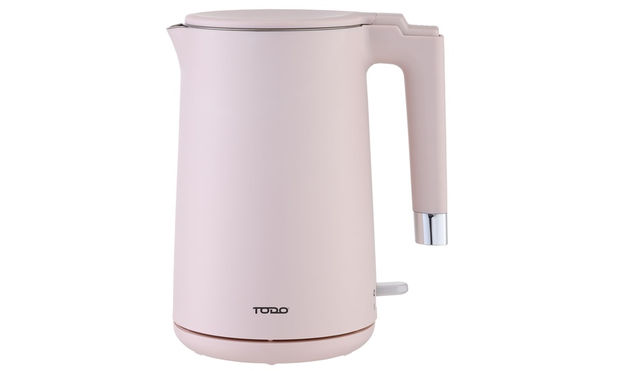 Image 29: TODO 1.7L Electric Cordless Kettle Stainless Steel/ Led Water Jug