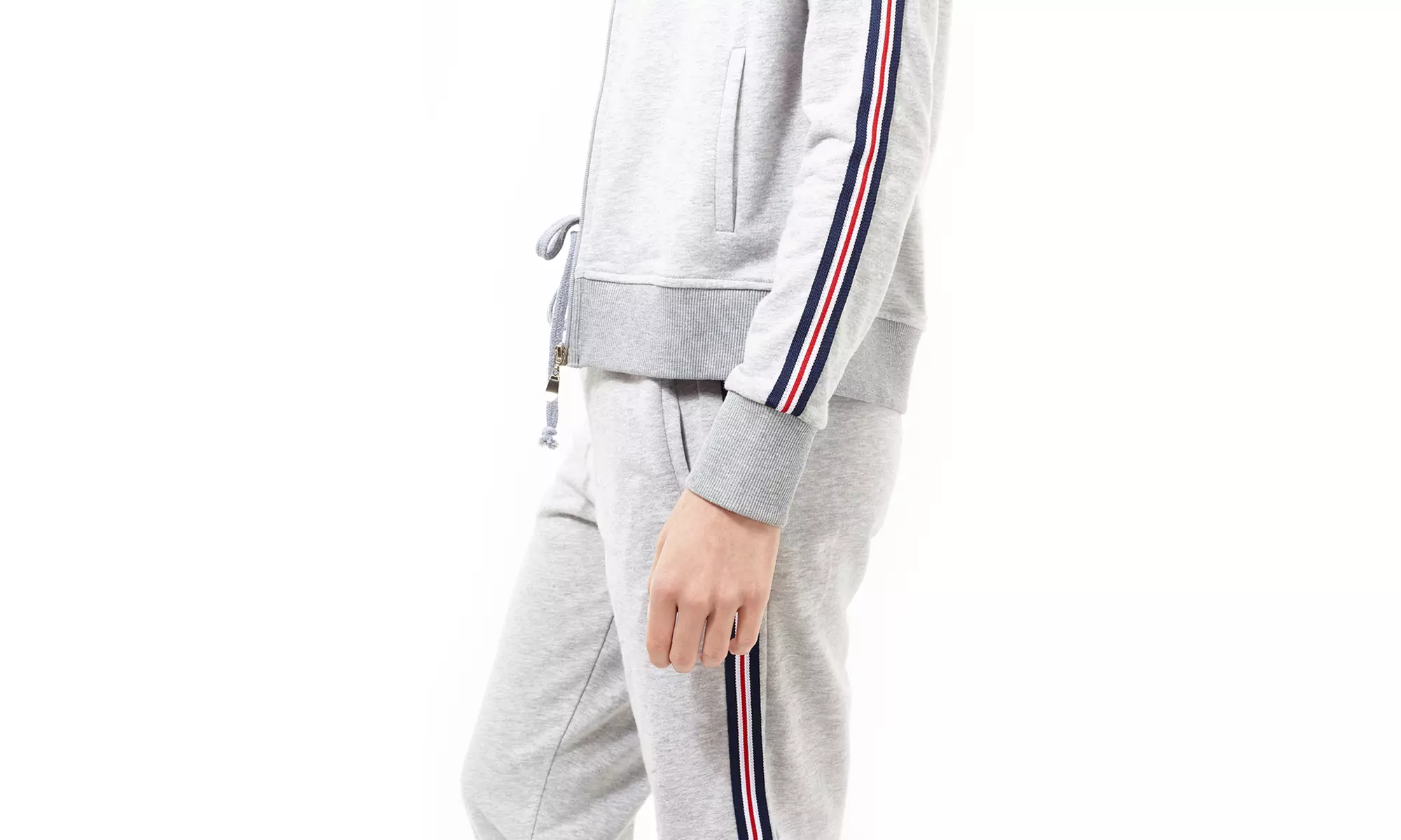 Survêtement sweat zippé + pantalon de jogging Brave Soul - Second Medium