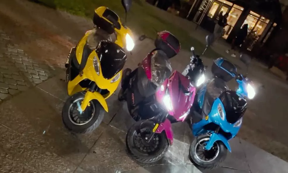 Two Hour Guided Food Tour for 2, 4, or 6 with Mopeds; Valid Any Day