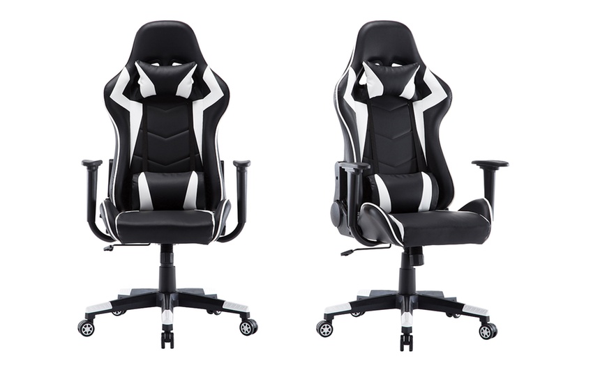 Image 8: Racing-Style Office Chair