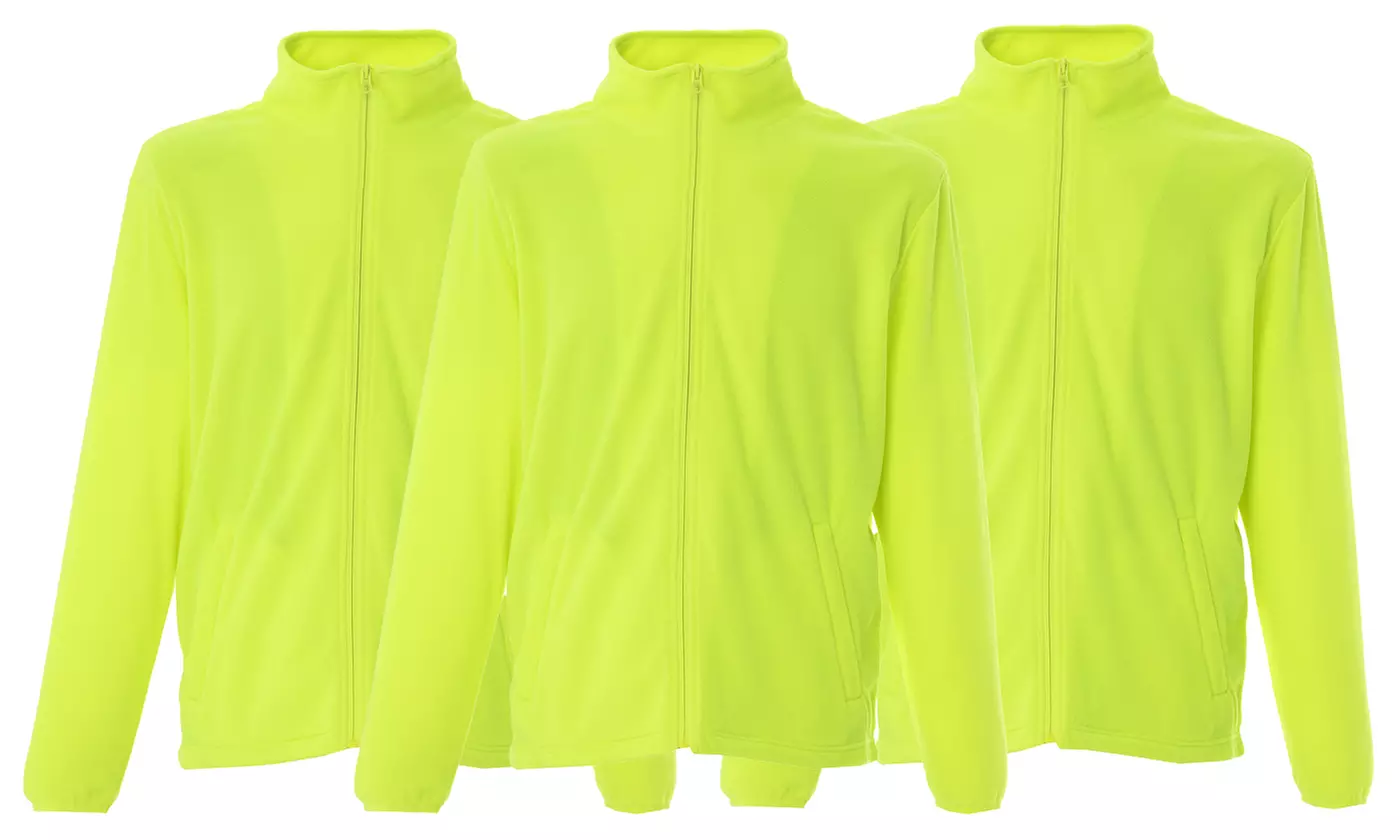 3 felpe da uomo in pile CLRS