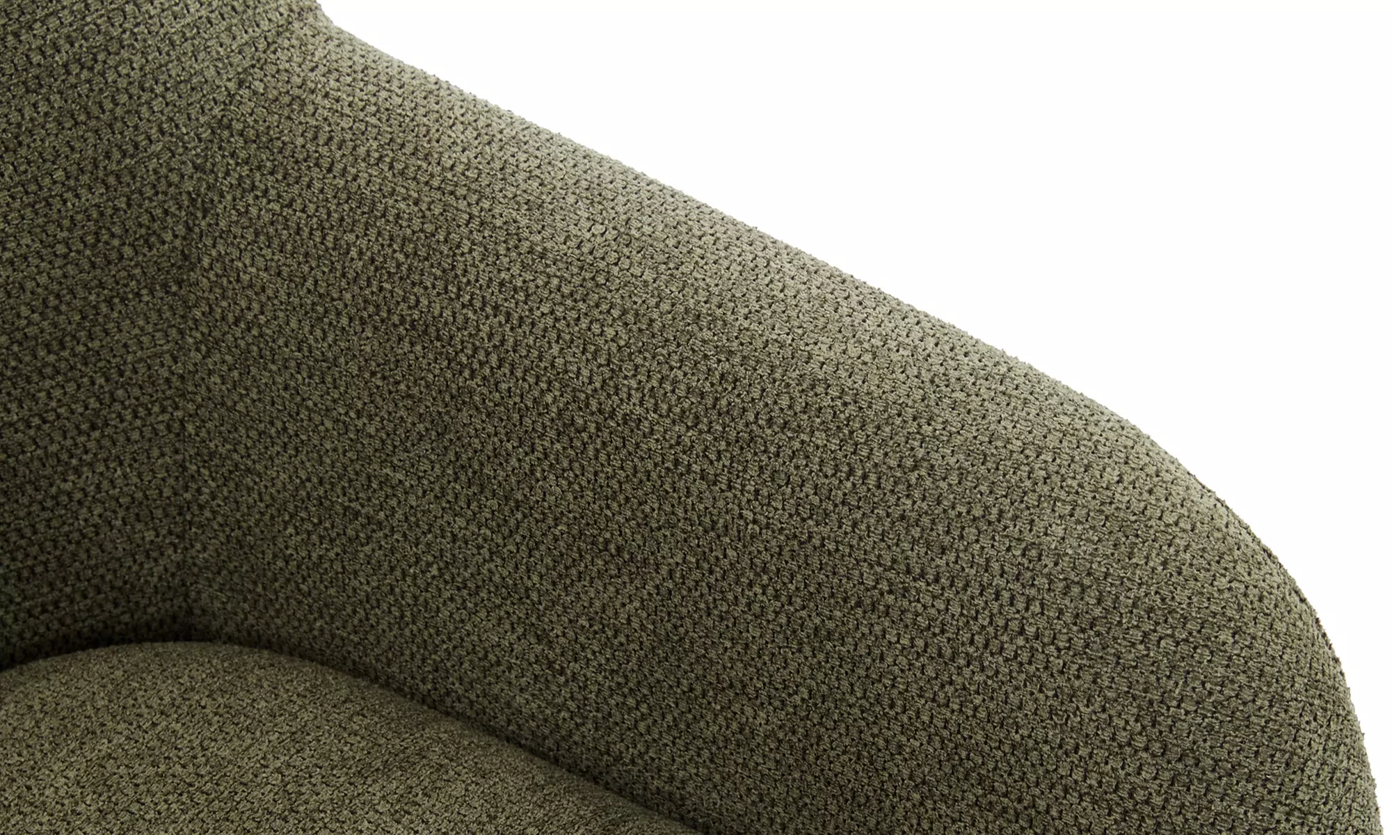 Poltrona scandinava con gambe in legno massello Doosense