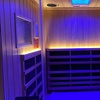 Image 1: Relax with One or Three 45-Min Infrared Sauna Sessions + Chromotherapy