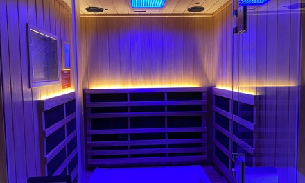 One Infrared Sauna Session With Chromotherapy (45 Minutes) - Red Diamond Yoga