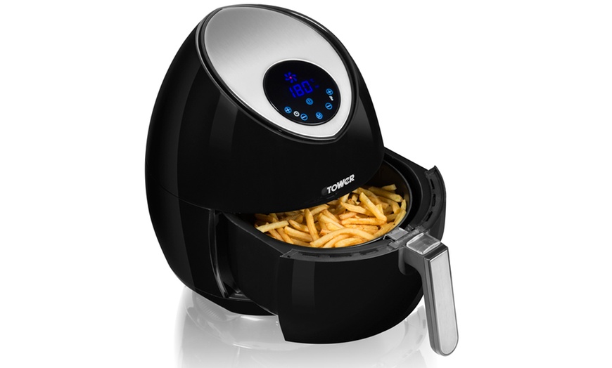 Image 2: 5.5L Tower Digital Air Fryer