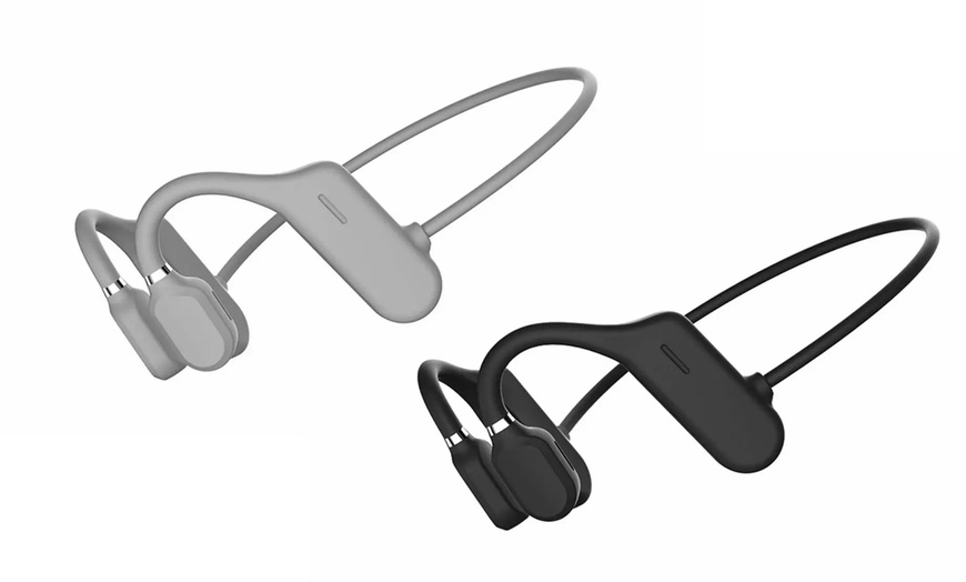 Image 12: Wireless Sport Bluetooth Air Bone Conduction Headphone