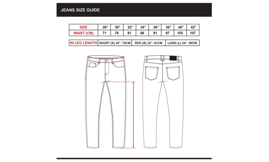 Image 2: Men's Kruze Jeans with Belt