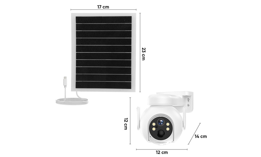 Image 2: Caméra de vidéosurveillance avec recharge solaire