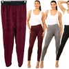 Image 1: Thick Fur Lined Leggings in Regular and Plus Sizes