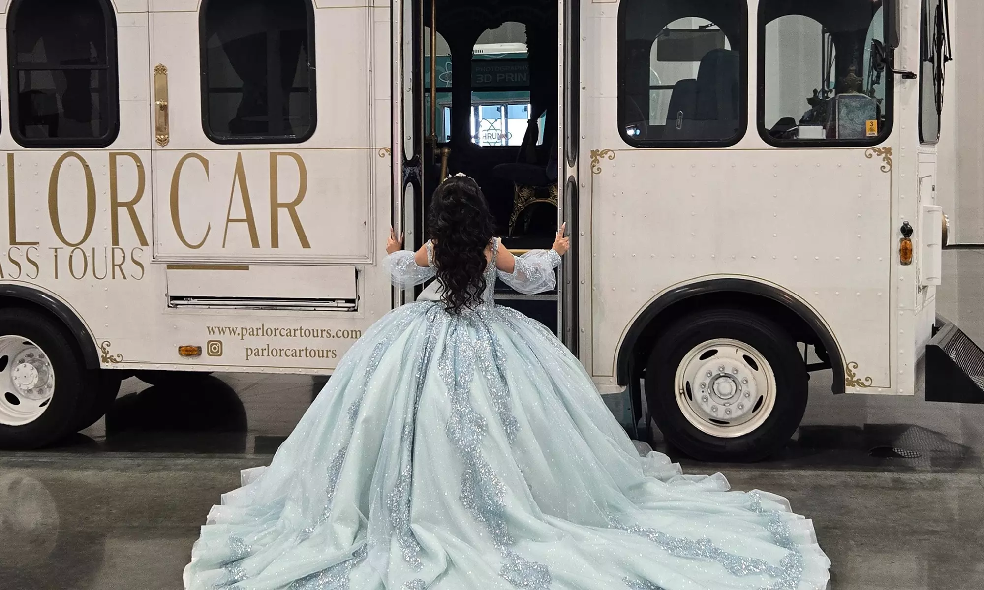 Celebrate in Style with Up to 4 or 8 Hour Booking for a Trolley Party Bus @The parlor Car Tours (Up to 21%Off) - Second Medium