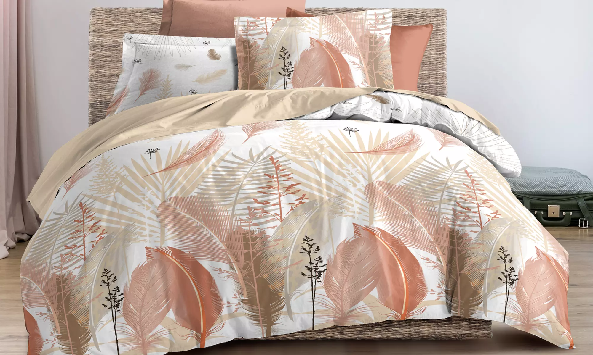 Parure de couette 3 pièces "Louna" d'Univers Décor