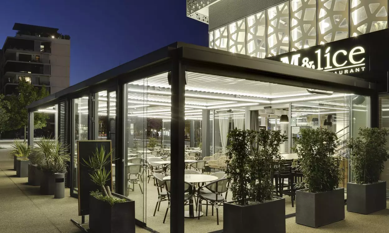 Menu classique avec entrée, plat et dessert au choix au Mélice