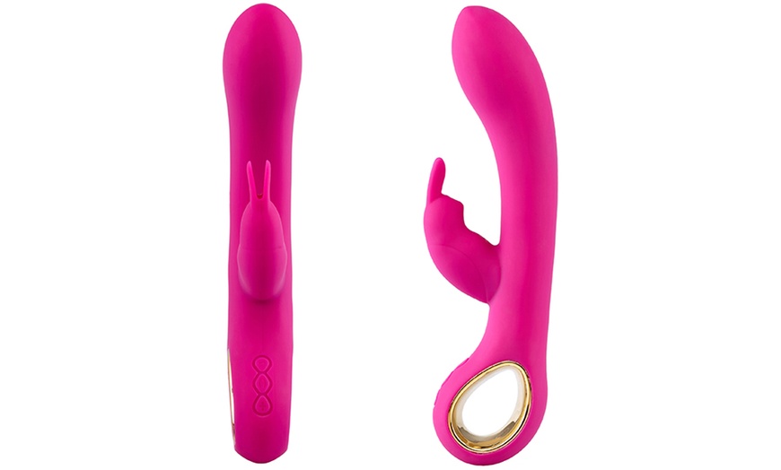 Image 3: Sextoy - Juguete sexual: Vibrador conejito HUGBOX, 10 programas, 5 velocidades
