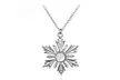 Collier pendentif en forme de flocons de neige - Second Medium