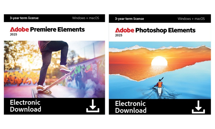 Image 1: Adobe Photoshop Elements of Premiere Elements 2025 voor Mac en Windows