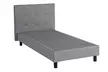 Lit fixe "Triomphe" en similicuir, matelas "Cosmos" 22 cm, ressorts et mémoire de forme en option, livraison offerte - Image 4