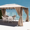 Image 2: Gazebo da giardino con tende laterali