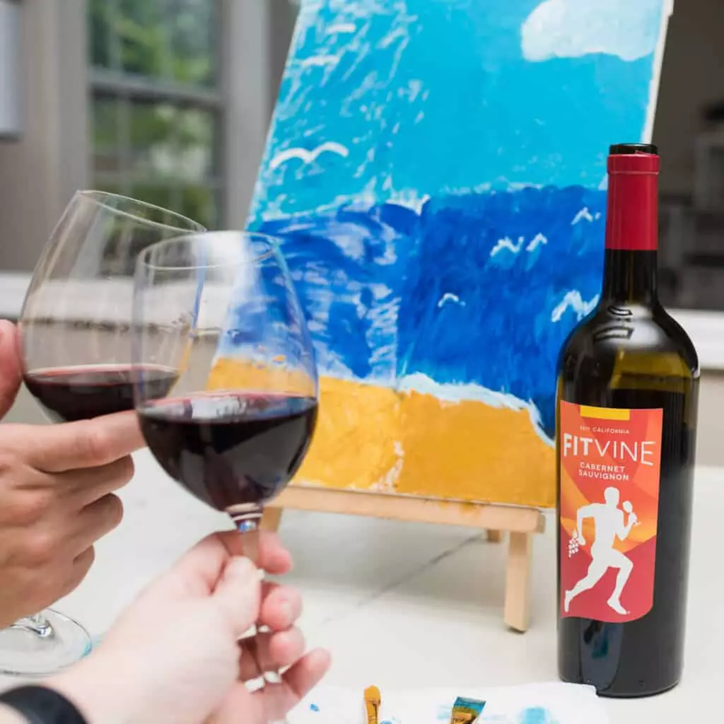 Two-Hour Painting Class for One or Two with Complementary Wine