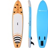 Image 11: Goplus 11' Inflatable Stand Up Paddle Surfboard W/Bag Aluminum Paddle Pump