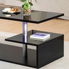 Image 9: High Gloss LED Coffee and Side Table Range