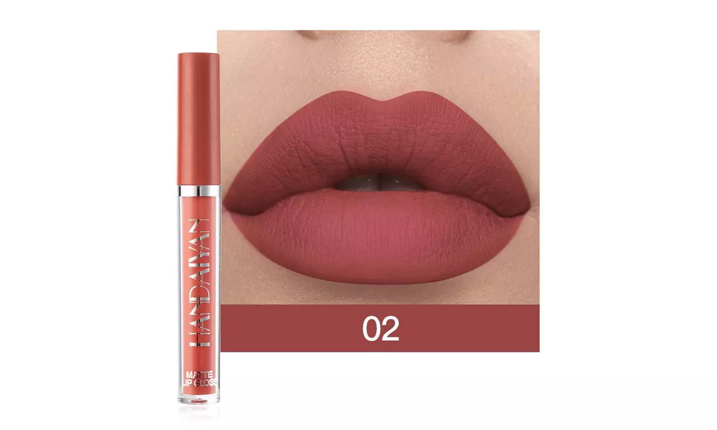 6 Colors Long Lasting Velvet Lips Tint Liquid Lipsticks Waterproof Non-Stick A