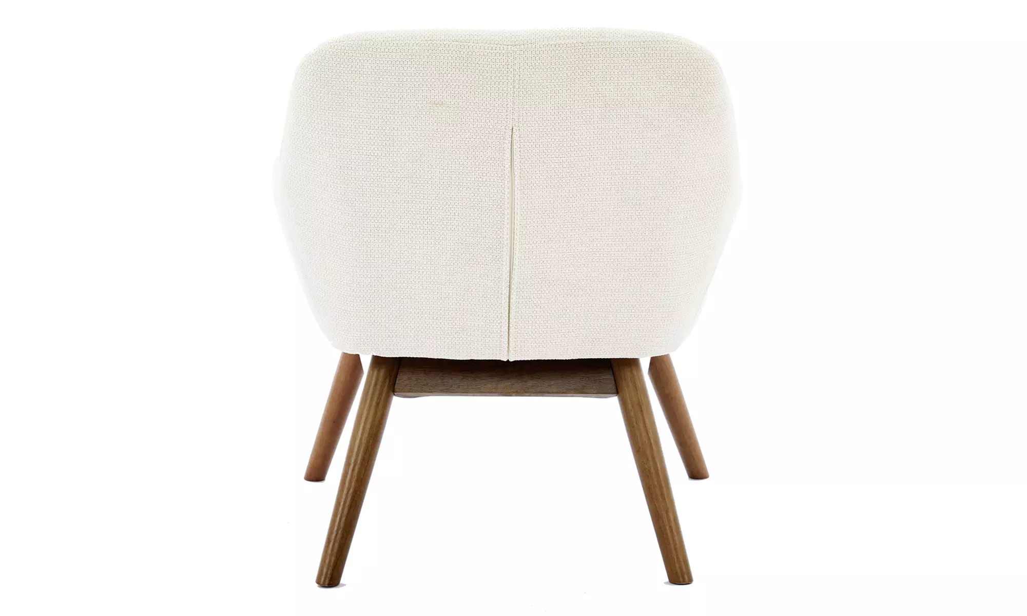 Poltrona scandinava con gambe in legno massello Doosense