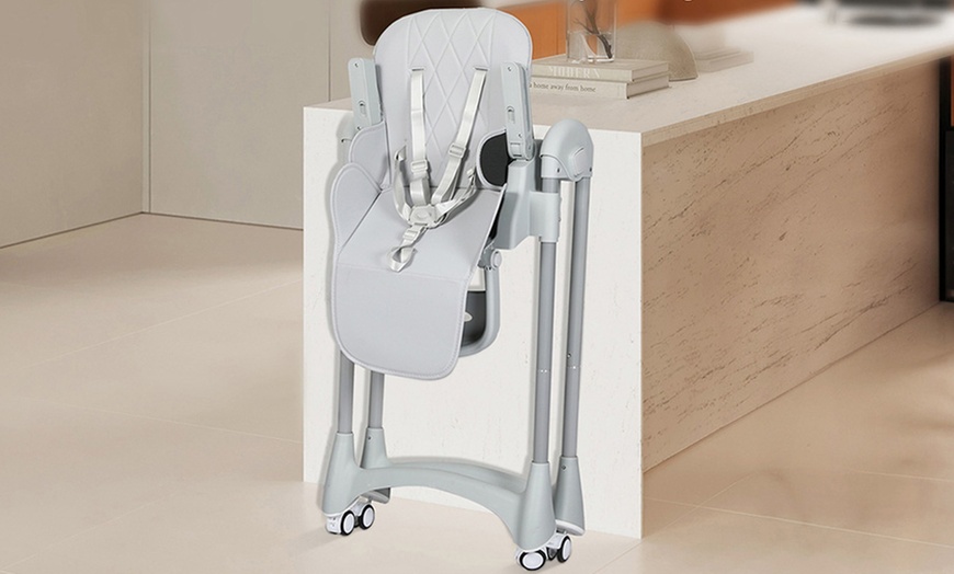 Image 7: Dekko Baby High Chair Adjustable Toddler Feeding Table 