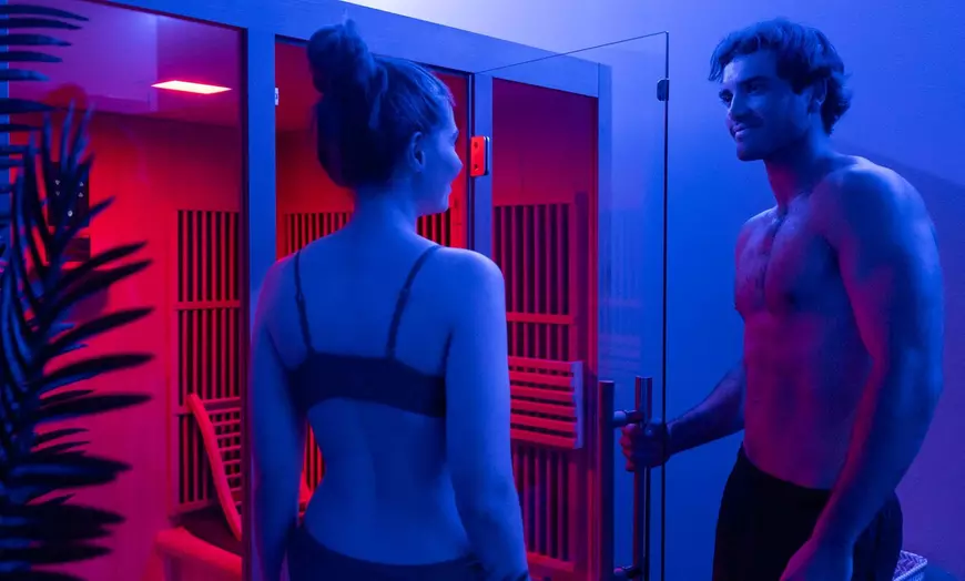 Image 3: Detox, Recharge & Glow: Choose Infrared Sauna, Lymphatic Roll, or Red Light Therapy