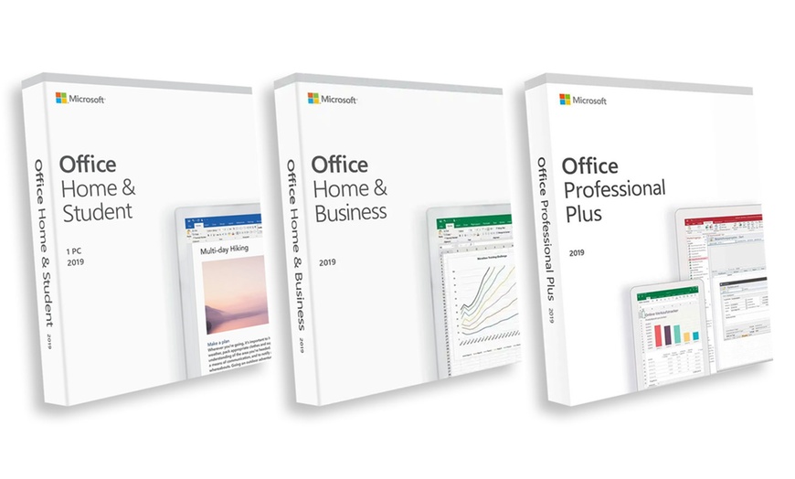 Image 1: 1 PC-Lizenz (Vollversion) für Microsoft Office 2019-Paket nach Wahl