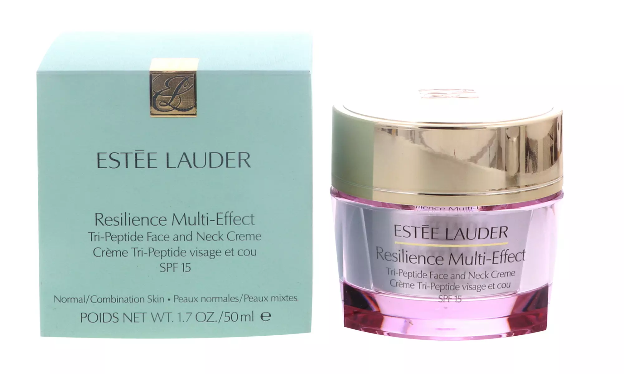 Estee Lauder Resilience Multi Effect Tri-Peptide Face & Neck Creme SPF15, 1.7 oz