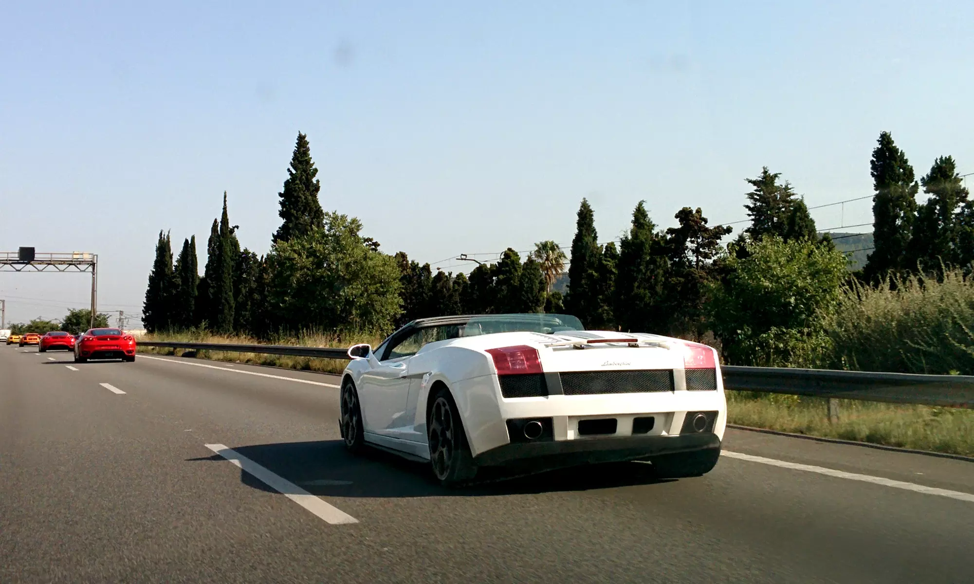 Ruta de 7, 11 o 23 km en un Ferrari o un Lamborghini Gallardo para 1