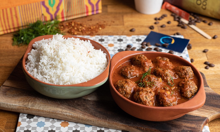 Image 3: African Meal with Drink for Two