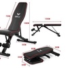 Image 9: Adjustable Weight Bench for Home or Commercial Gym