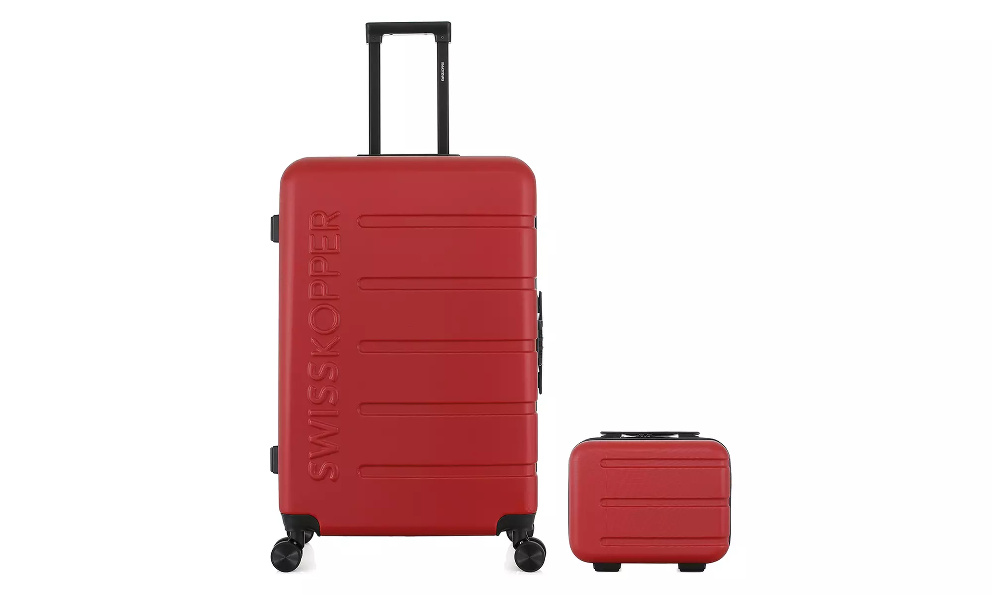 Lot avec valise grand format et vanity Swiss Kopper