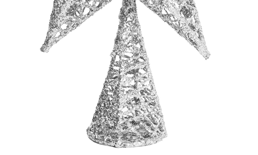 Image 9: Gold and Silver Star Christmas Tree Toppers