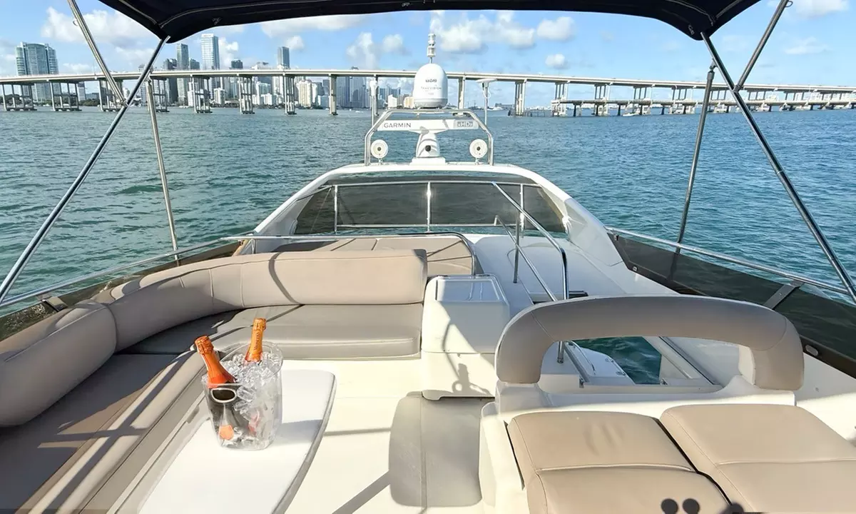 Private Luxury Yacht 60 ft + Up to 13 People from Miami River!