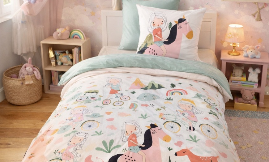 Image 8: Kinderbeddengoed van 140 x 200 cm