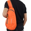 Image 16: Crossbody Zippered Sling Backpack 