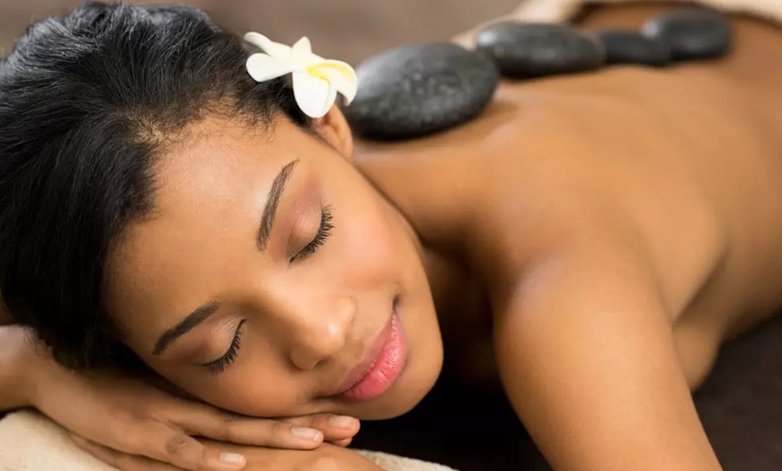 Image 3:  60 or 90 Min Massage Plus Hot Stones, Foot Scrub, Aromatherapy & More