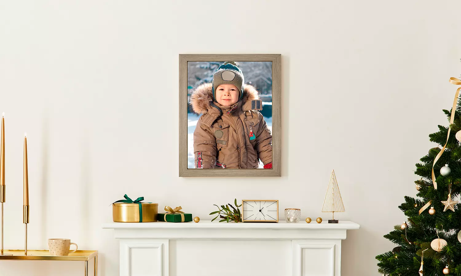 Klaar om meteen op te hangen: ingelijste fotoprint