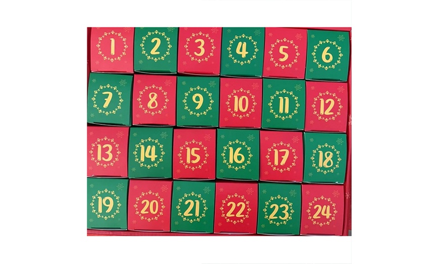 Image 2: 24-Day Lego Inspired Flower Bouquet Advent Calendar