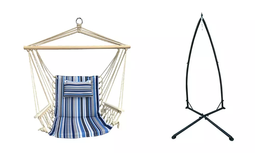 Backyard Expressions Hammock Chair with Stand - Primary Image