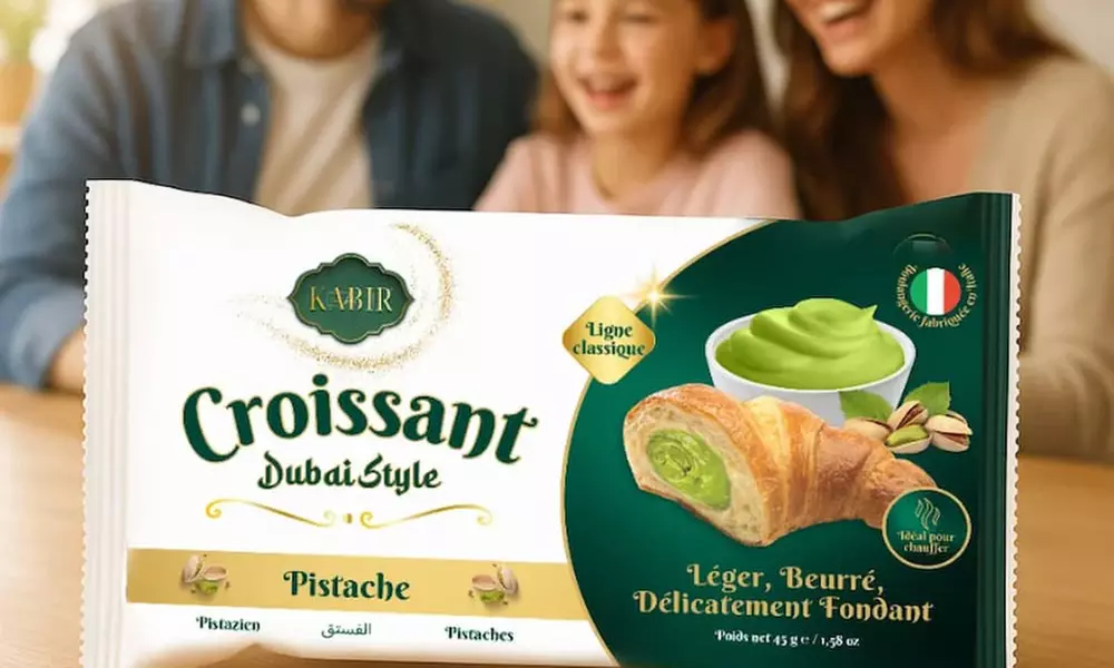 Luxe croissants Dubaï-stijl