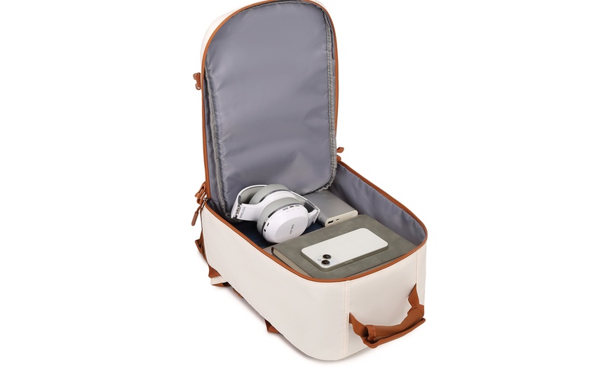 Image 5: KONO 20- or 24-Inch Suitcase ABS Hard Shell Luggage And Backpack Set