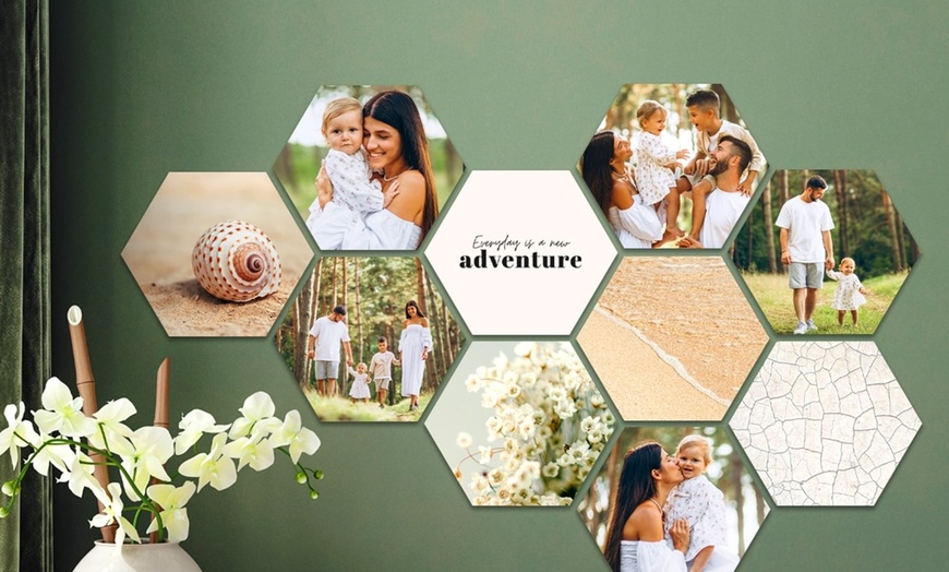 Image 2: Hexagon foto´s voor aan je muur