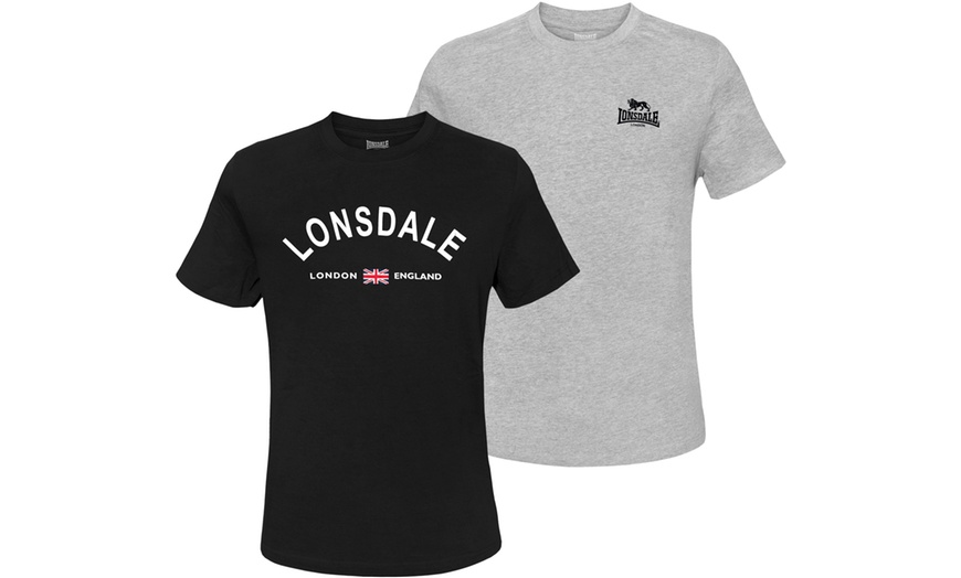 Image 2: 2 t-shirt da uomo Lonsdale