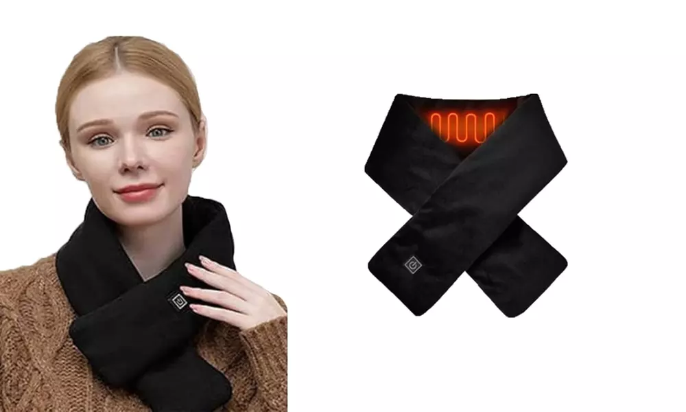Unisex Electric Heated Neck Scarf; Various Colour Options Available