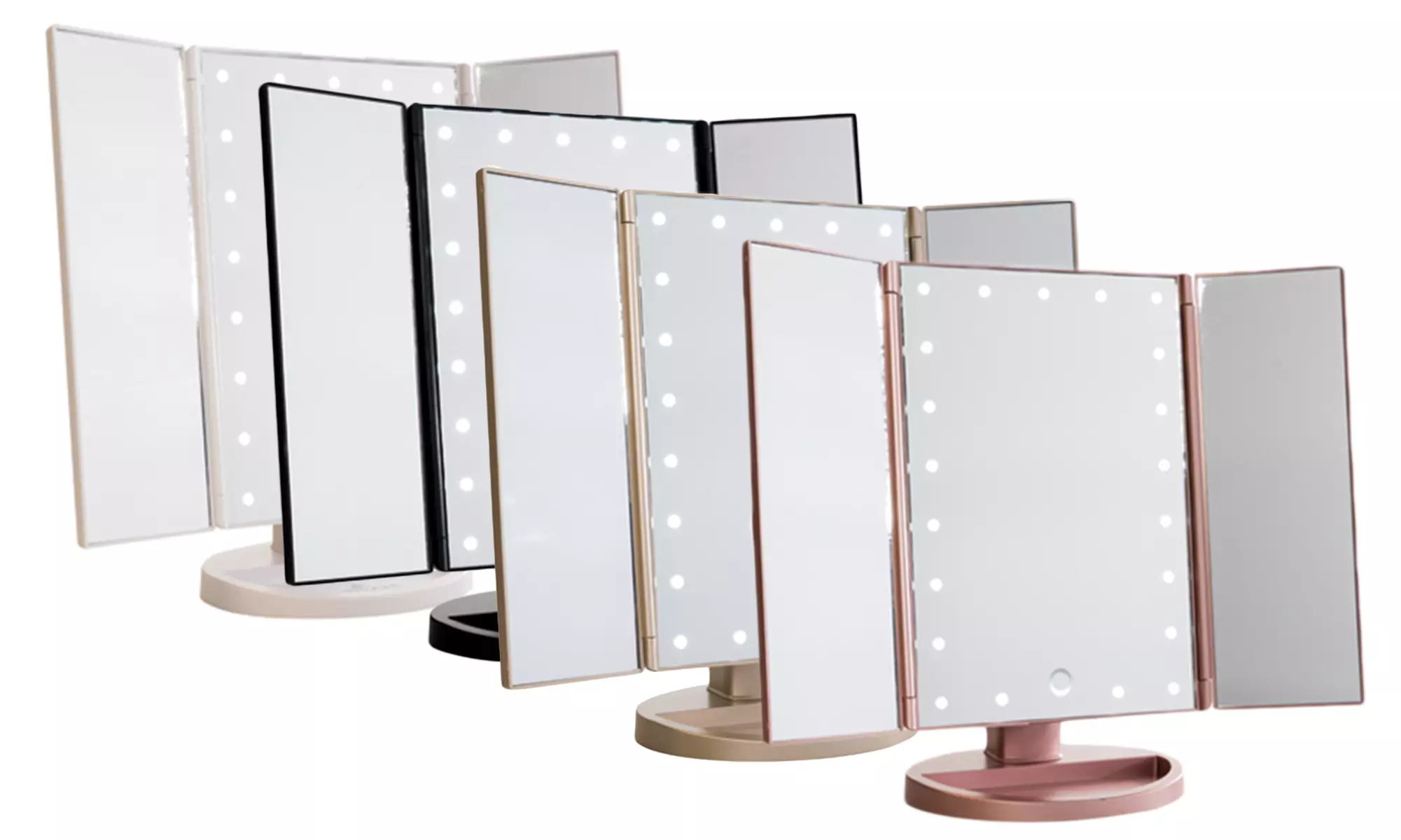 Impressions Vanity Touch 3.0 Trifold Dimmable LED Makeup Mirror - Primary Image