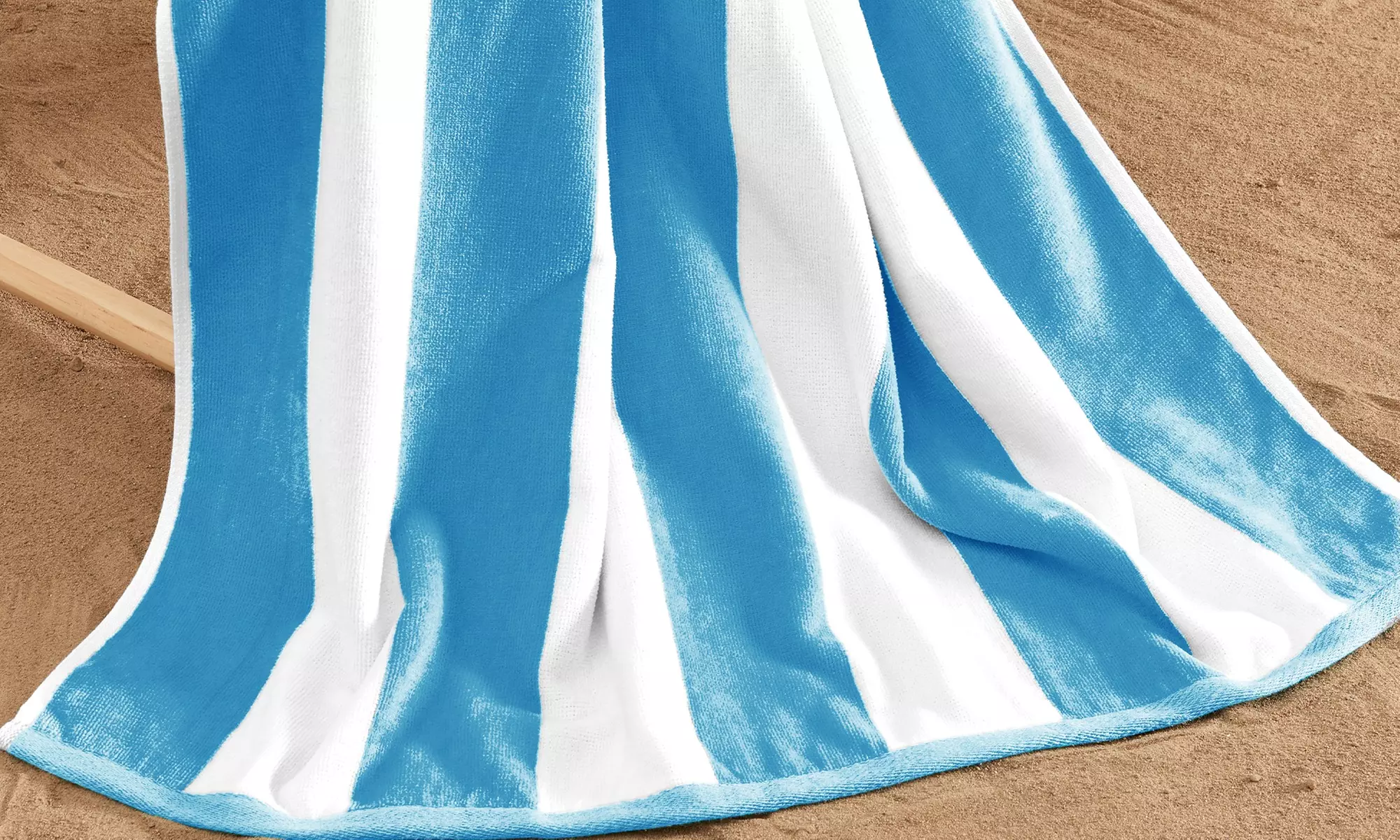 FreshFolds Four Pack Cotton Velour Beach Towels